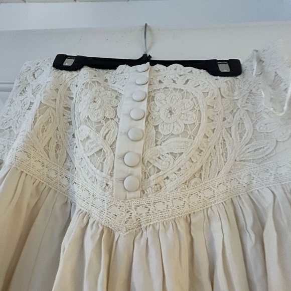 Free People Size 6 Lace Panel Corset Maxi Skirt - Picture 4 of 8